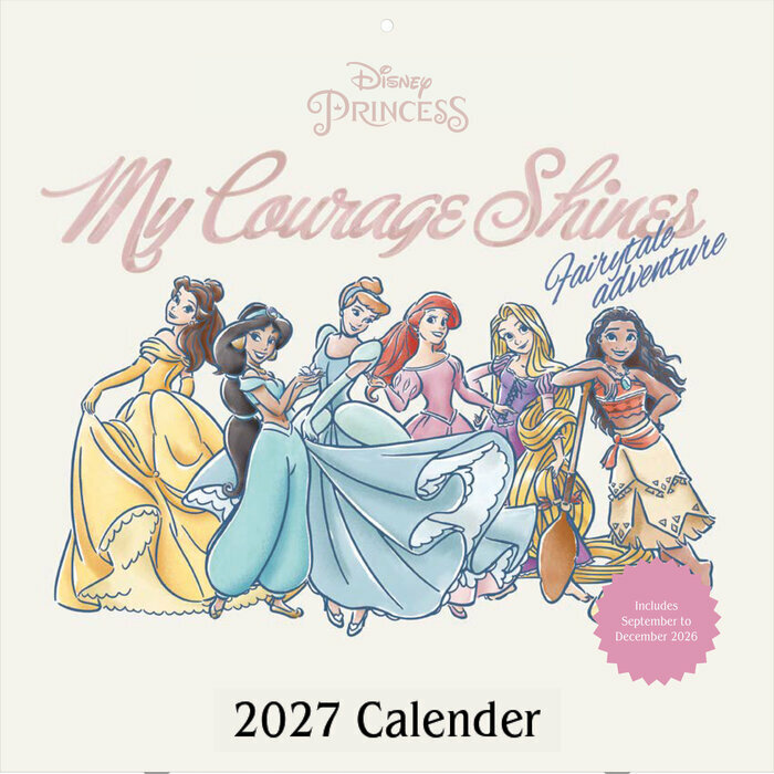 Calendrier Mural 2027 Disney Princesses