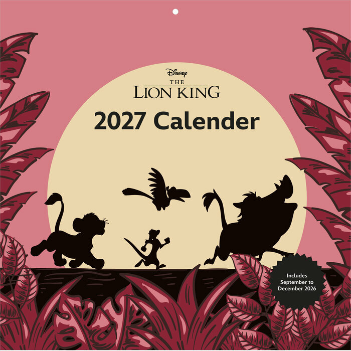 Calendrier 2027 mural Dessin Anim� Le Roi Lion Disney