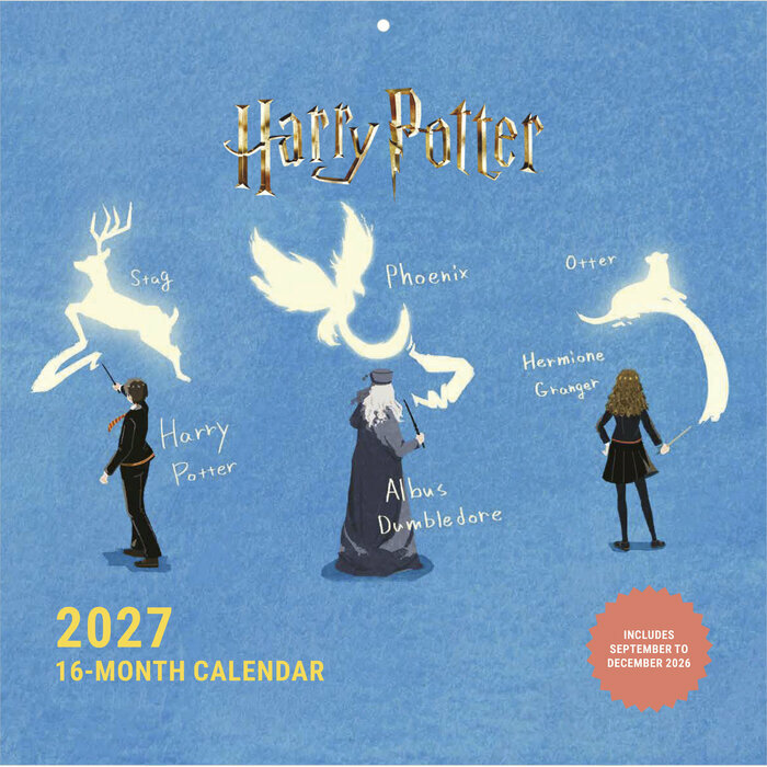 Calendrier 2027 mural Harry Potter Film Poudlard