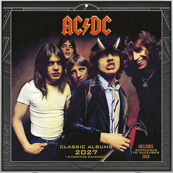 Calendrier 2027 AC DC 