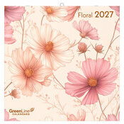 Calendrier Mural 2027 Eco Responsable Floral