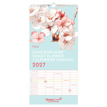 Calendrier Familial 2027 Eco-responsable Floral