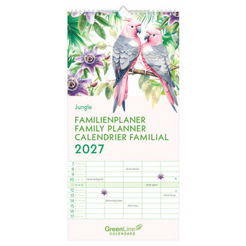 Calendrier Familial 2027 Eco-responsable Jungle
