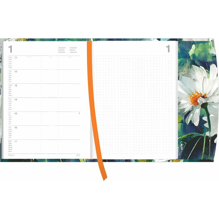 Agenda Magn�tique 2027 Fleurs Lys et Roses