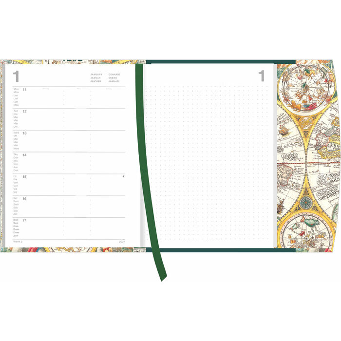 Agenda Rabat Magn�tique 2027 Carte G�ographique R�tro