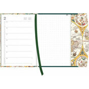 Agenda Poche Rabat Magn�tique 2026 Carte G�ographique R�tro