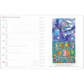 Agenda reliure Spirale 2027 James Rizzi