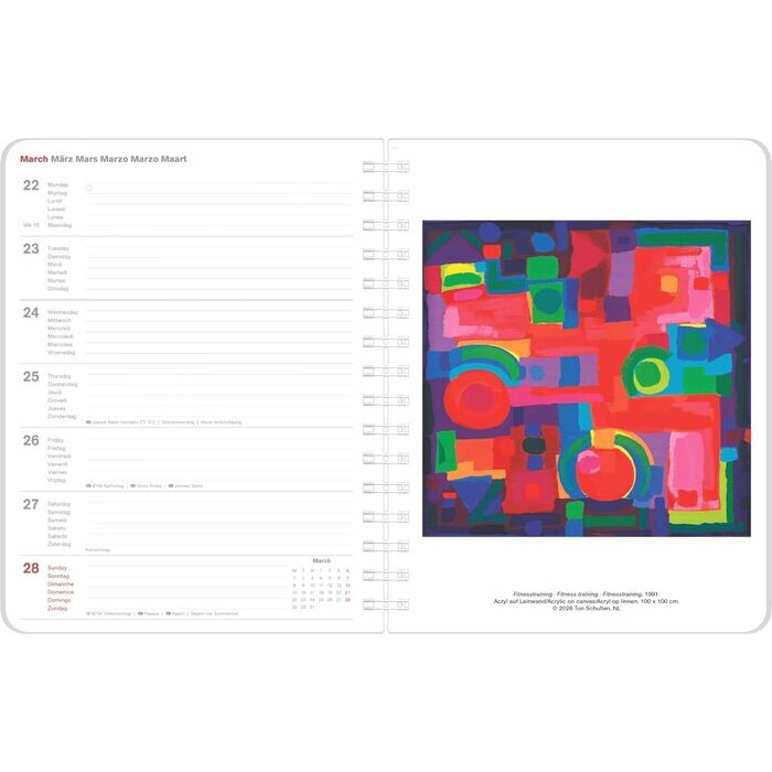 Agenda papier Spirale 2027 Ton Schulten