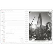 Agenda Spirale 2027 New York Noir et Blanc