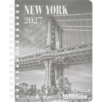Agenda Spirale 2027 New York Noir et Blanc