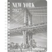 Agenda RELIURE Spirale 2027 New York Noir et Blanc