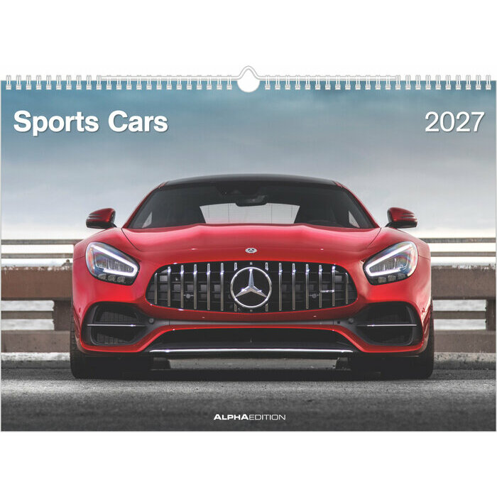 Maxi Calendrier spirale 2027 Voitures Sportives