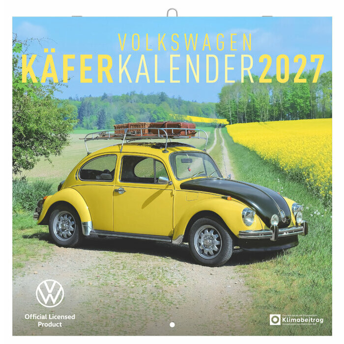 Calendrier Retro 2027 Coccinelle Volkswagen
