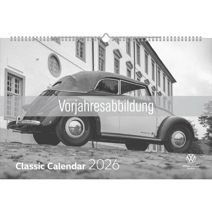 Maxi Calendrier 2027 Volkswagen R�tro Classique