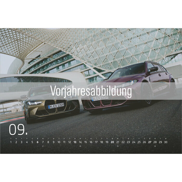 Maxi Calendrier 2027 Voiture BMW 