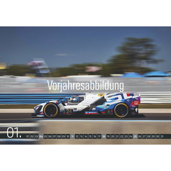 Maxi Calendrier 2027 Voiture Course Automobile BMW 