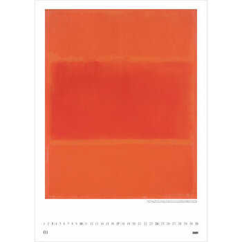 Maxi Calendrier Poster 2027 Mark Rothko