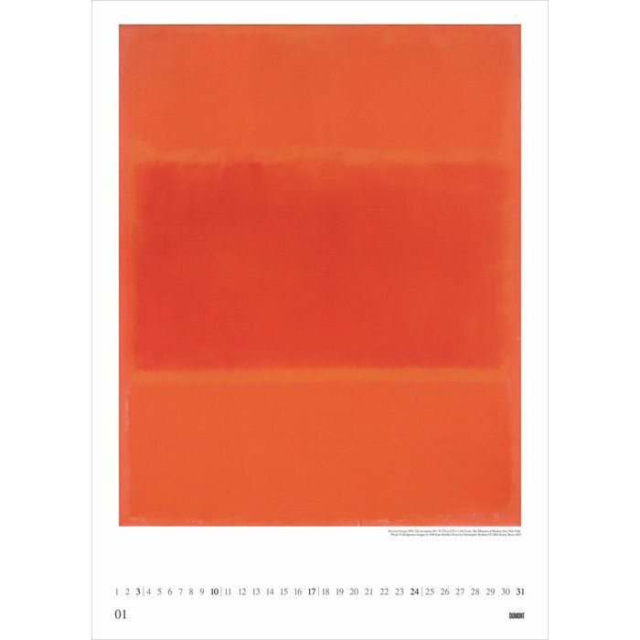 Maxi Calendrier 2027 Mark Rothko