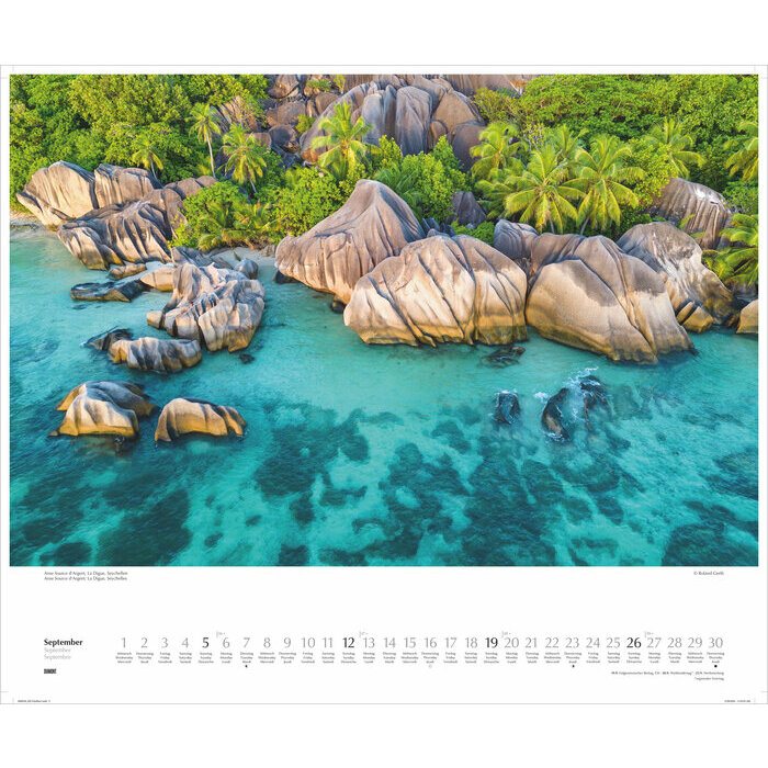 Maxi Calendrier Paysage 60x50cm 2027 La Mer Oc�an