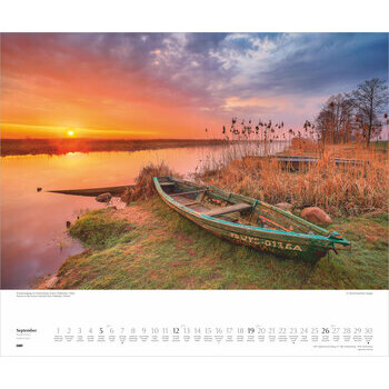 Maxi Calendrier 60x50cm 2027 Paysage en Lumi&egrave;re