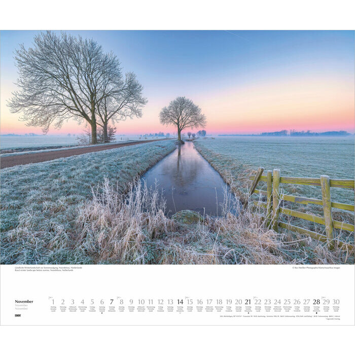 Maxi Calendrier 60x50cm 2027 Paysage en Lumi�re