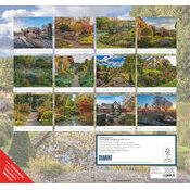 Maxi Calendrier Nature 38x35.5cm 2027 Jardins Anglais