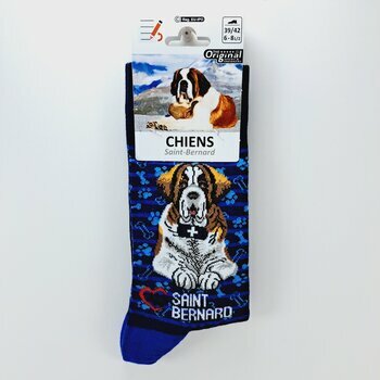 Chaussettes Chien de Race Saint Bernard