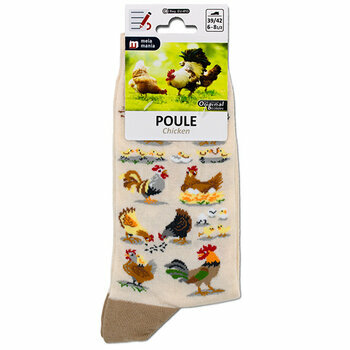 Chaussettes Animaux Ferme Poule Coq
