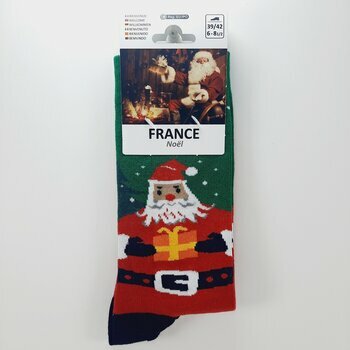 Chaussettes P&egrave;re No&euml;l Joyeux No&euml;l