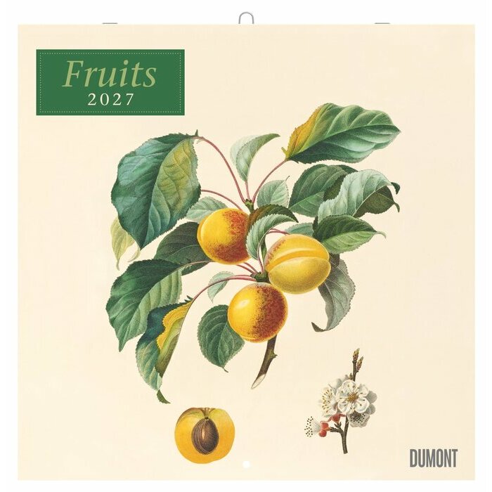 Calendrier Botanique 2027 Dessin Fruits et Arbres Fruitiers