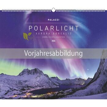 Maxi Calendrier 60x50cm 2027 Aurores Bor&eacute;ales