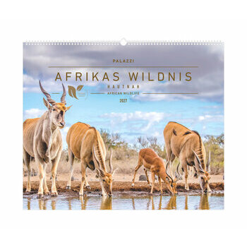 Maxi Calendrier 60x50cm 2027 Animaux Sauvages