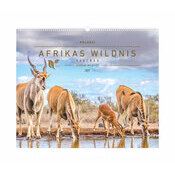 Maxi Calendrier 60x50cm 2027 Animaux Sauvages