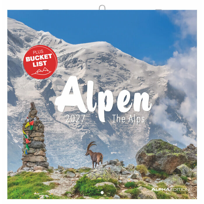 Calendrier Mural 2027 Alpes Montagnes Superbes