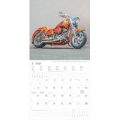 Calendrier Motos 2027 papier Moto Harley Davidson 
