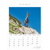 Calendrier 2027 Montagnes Alpes