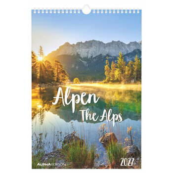 Calendrier Spirale 2027 Montagnes Alpes