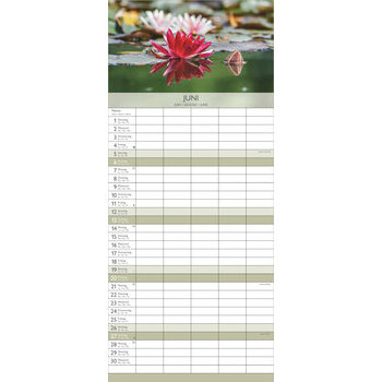 Calendrier Familial 2027 Zen Lotus