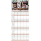 Calendrier Familial 2027 Chat