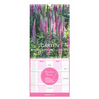 Calendrier Familial 2027 Jardins Fleurs