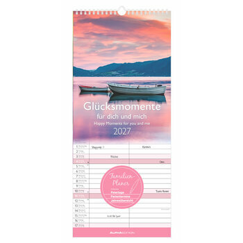 Calendrier Organisation pour 2 personnes 2027