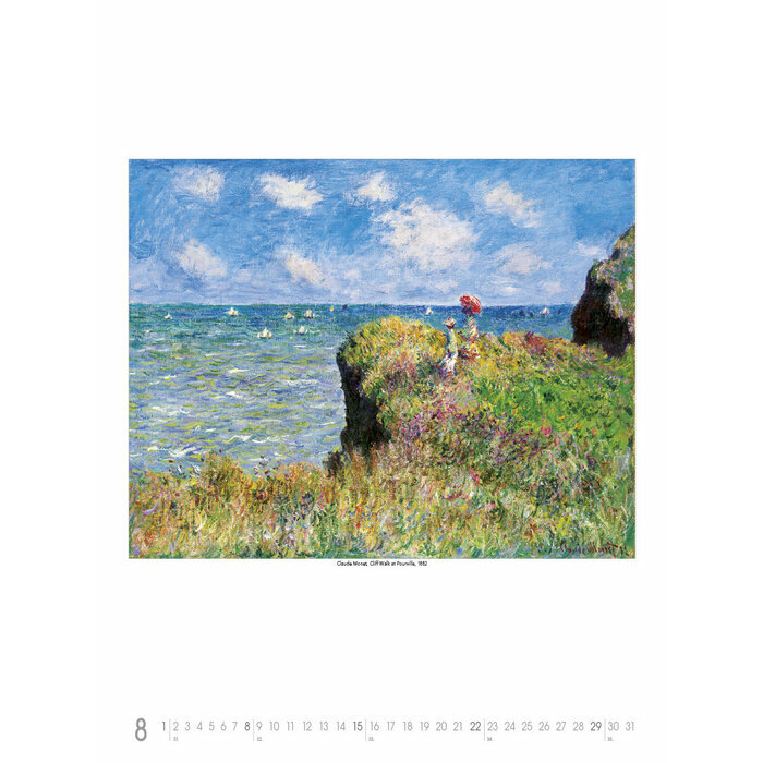 Maxi Calendrier  Impressionniste 42x56cm 2027 Claude Monet