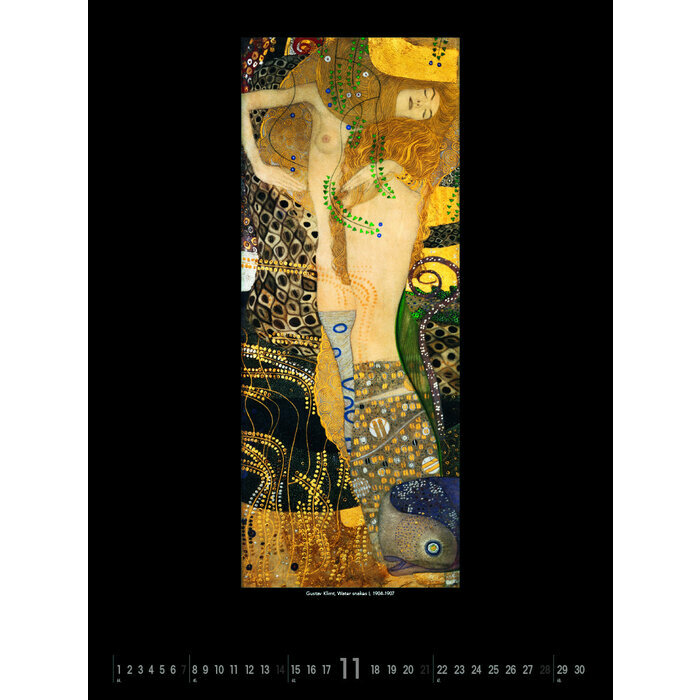 Maxi Calendrier Spirale 2027 Gustave Klimt