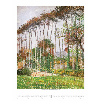 Maxi Calendrier 42x56cm 2027 Jardins Impressionniste