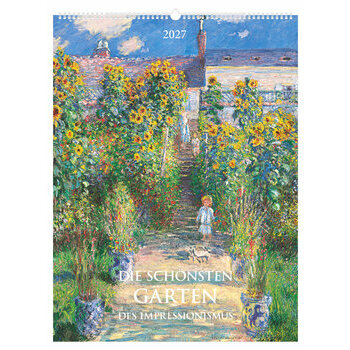 Maxi Calendrier 42x56cm 2027 Jardins Impressionniste