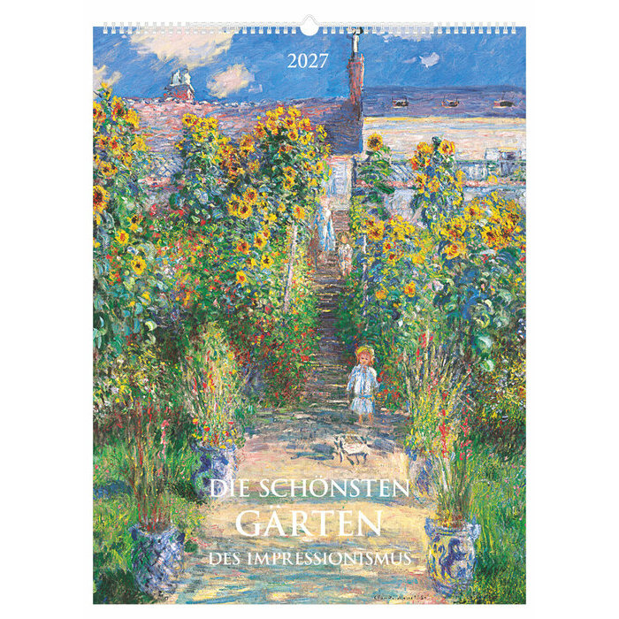 Maxi Calendrier 42x56cm 2027 Jardins Impressionniste