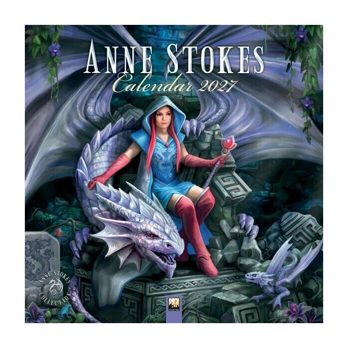 Calendrier 2027 Monde Fantastique Anne Stokes Créatures Calendrier Papier 2027 Licornes Anne Stokes Fantastiques