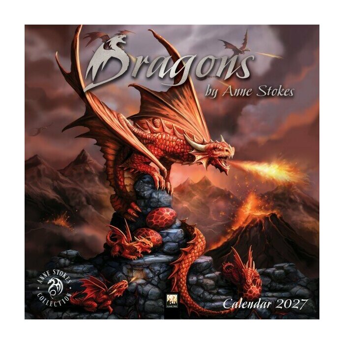 Calendrier Mural 2027 Dragons Anne Stokes Fantastiques