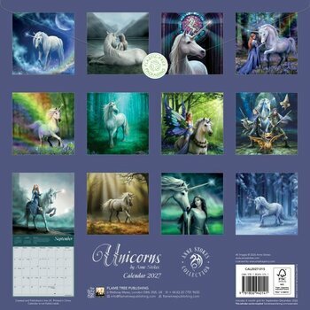 Calendrier 2027 Licornes Anne Stokes Fantastiques
