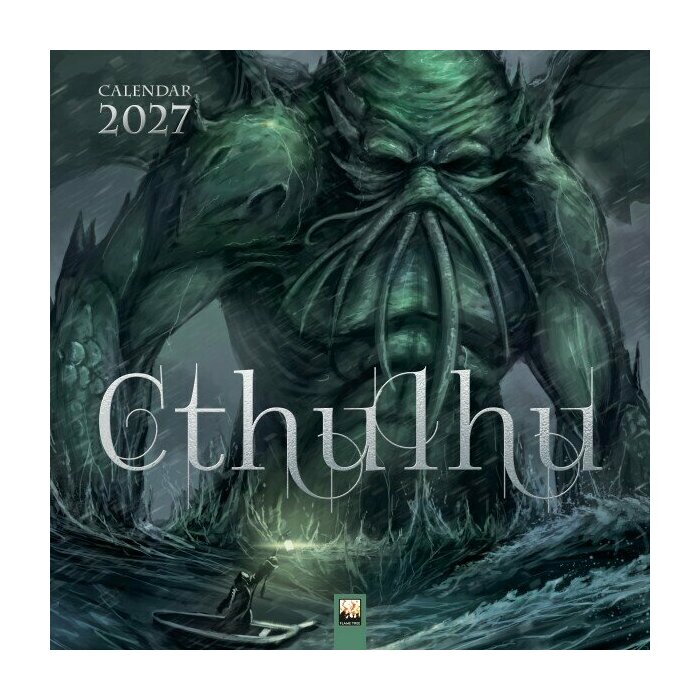 Calendrier 2027 Mural Monstres Cthulhu Lovecraft